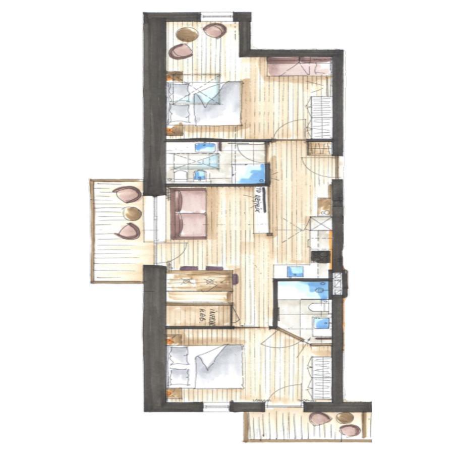 Unterweckerlerhof Appartement Santa Maddalena in Casies Buitenkant foto